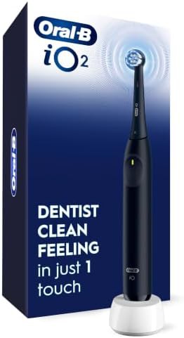 Night black iO2 rechargeable electric toothbrush