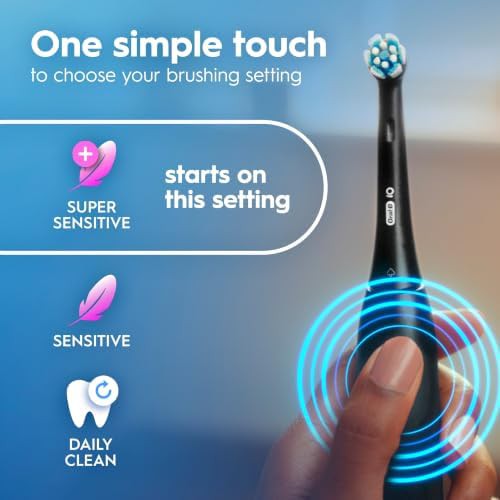 Night black iO2 rechargeable electric toothbrush — photo 4
