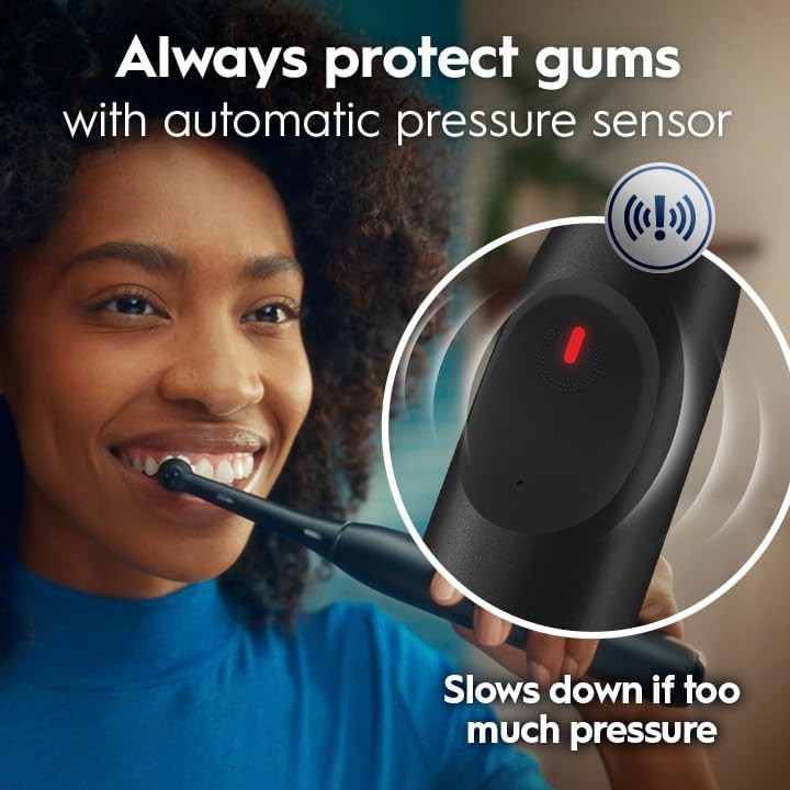 Night black iO2 rechargeable electric toothbrush — photo 5