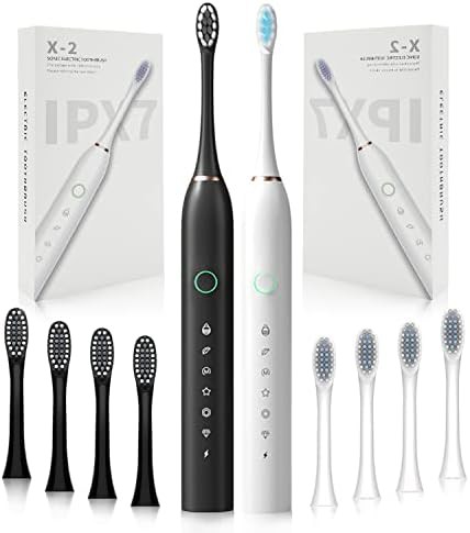 Two pack of rechargeable whitening toothbrushes