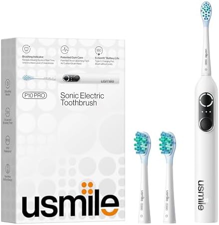 Adult sonic brush with six-month battery