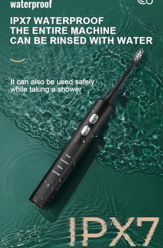 Black wireless charge sonic toothbrush — photo 4