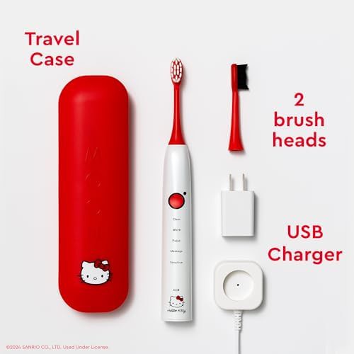 Hello Kitty sonic toothbrush with travel case — photo 5