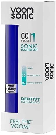 Royal blue travel sonic toothbrush with timer — photo 3