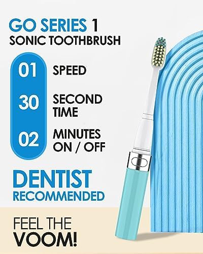 Hawaiian blue travel sonic toothbrush set — photo 5