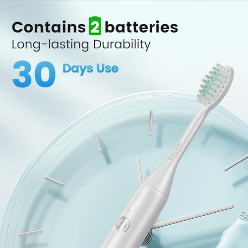 MOPIKO white battery travel electric toothbrush — photo 3
