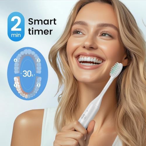 MOPIKO white battery travel electric toothbrush — photo 5