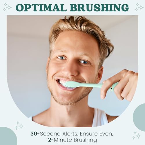 Battery powered sonic toothbrush with timer — photo 4