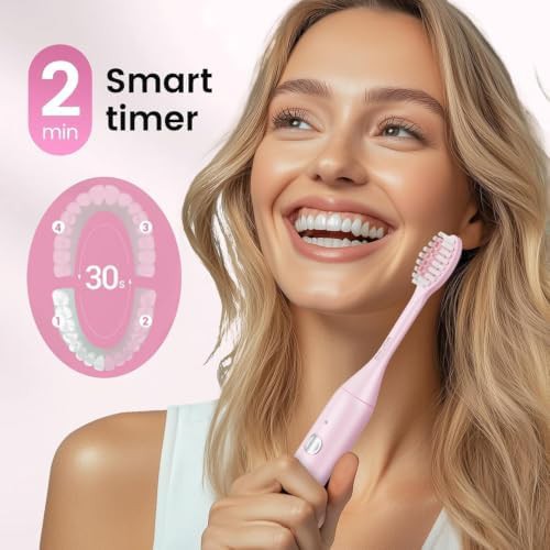 MOPIKO pink usb rechargeable travel toothbrush — photo 4