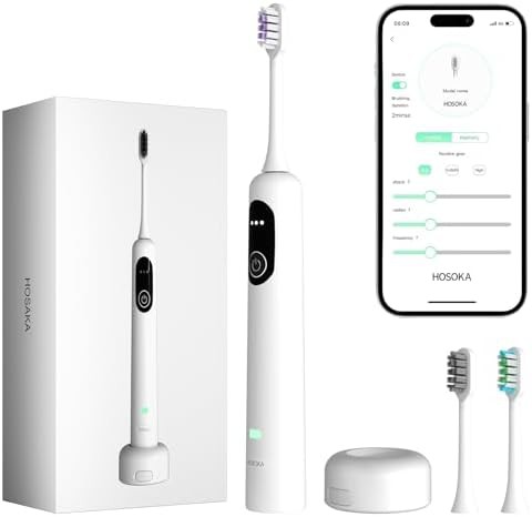 Oscillating sonic toothbrush with app control