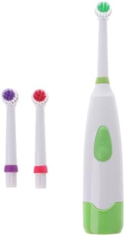 Green rotating waterproof brush three heads