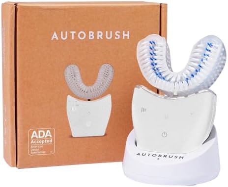 White U-shaped sonic brush for kids