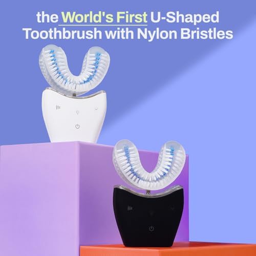 White U-shaped sonic brush for kids — photo 3