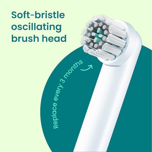 Silver oscillating travel toothbrush with mirror mount — photo 4