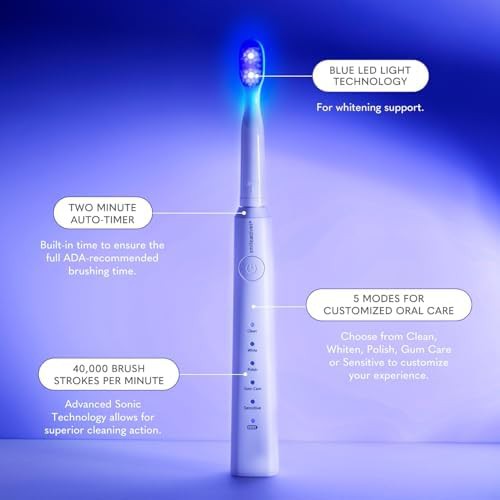 Blue LED sonic rechargeable brush — photo 3