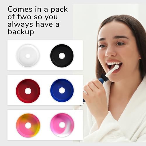 Blue silicone drip guard rings two pack — photo 5