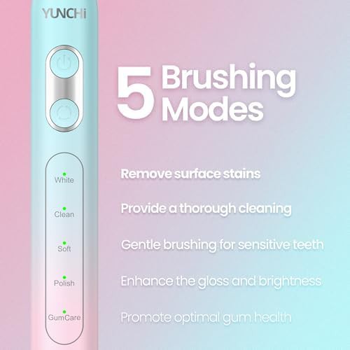 Metallic pink and blue gradient toothbrush — photo 3