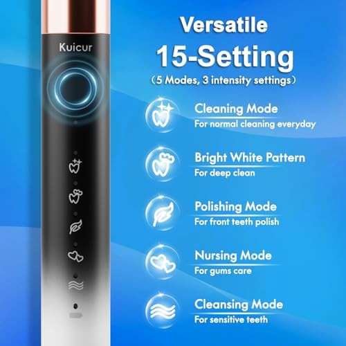 Black and white electric toothbrush two pack — photo 5