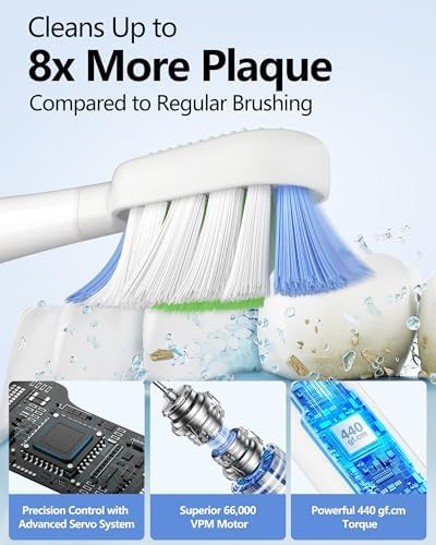 App connected wireless charging sonic brush — photo 3