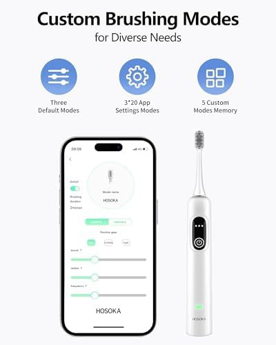 App connected wireless charging sonic brush — photo 4