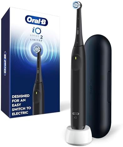 Night black io2 limited rechargeable toothbrush