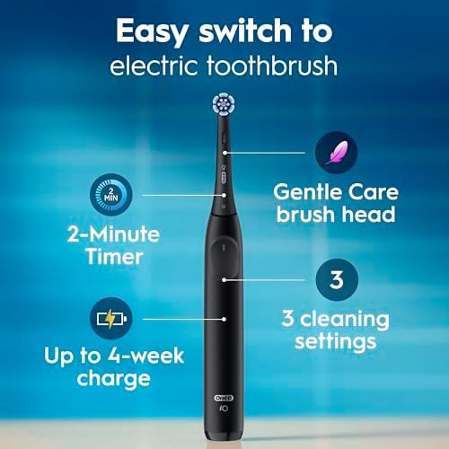 Night black io2 limited rechargeable toothbrush — photo 3