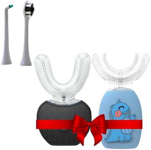 Ultrasonic U-shaped whitening toothbrush for adults