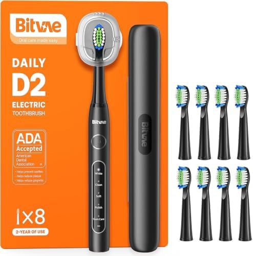 Travel toothbrush with sixty day battery life