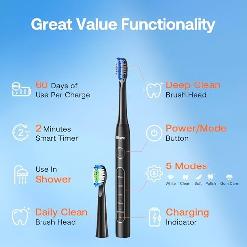 Travel toothbrush with sixty day battery life — photo 4