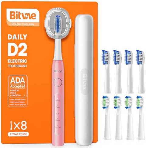 Portable travel toothbrush with sixty day charge
