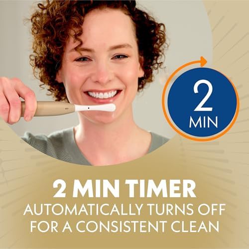 Champagne smart clean battery powered brush — photo 3