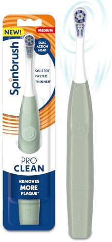 Sage green pro clean medium brush