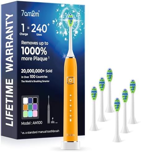 Sonic toothbrush with 120 day battery life
