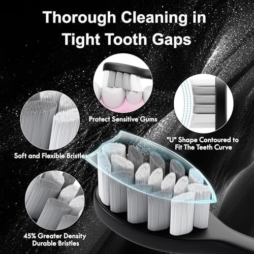 Diamond style black sonic electric toothbrush — photo 5