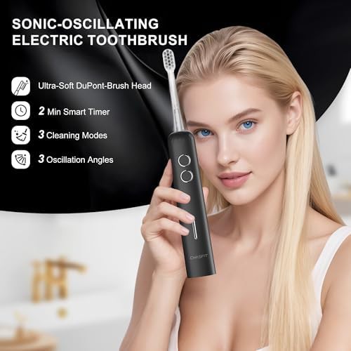 Wave oscillation and vibration rechargeable toothbrush — photo 5