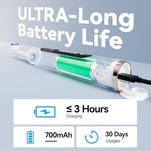 Seago rotating electric toothbrush with eight heads — photo 5