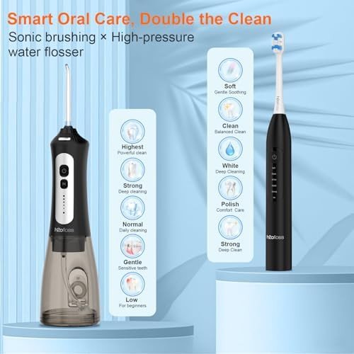Integrated Water Flosser and Toothbrush Set — photo 3