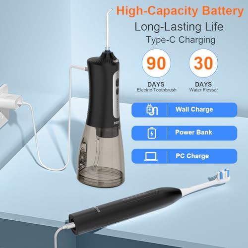 Integrated Water Flosser and Toothbrush Set — photo 5