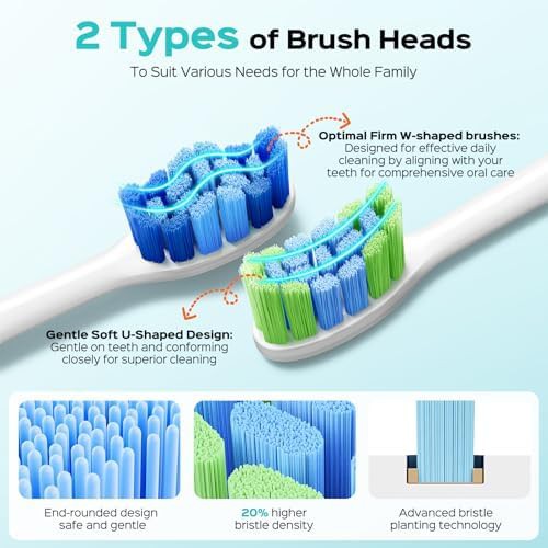 White ultra clean electric toothbrush for adults — photo 5