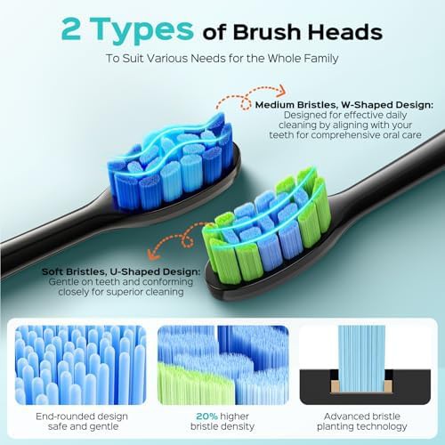 Black ultra clean electric toothbrush for adults — photo 5