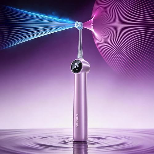 Purple electric toothbrush for tartar removal