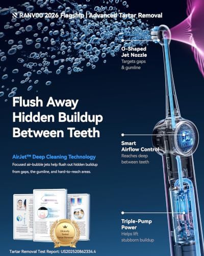 Purple electric toothbrush for tartar removal — photo 3