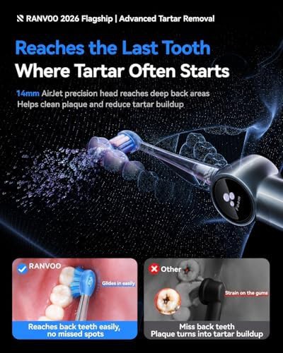 Purple electric toothbrush for tartar removal — photo 4