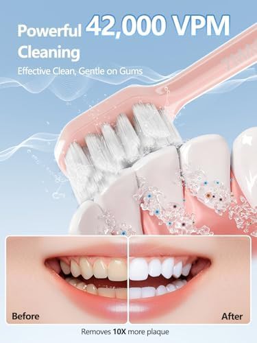 Sonic travel toothbrush in pink finish — photo 5