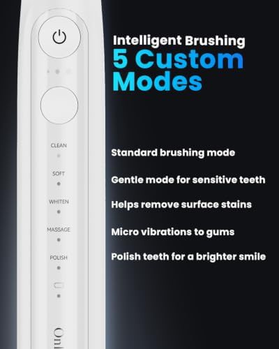 White electric toothbrush with wireless charging — photo 3