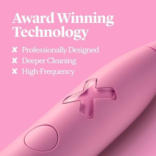 Pink adult sonic toothbrush with three modes — photo 5