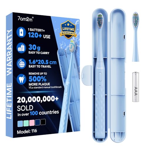 Sonic Travel Electric Toothbrush for Adults & Kids
