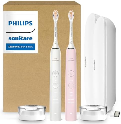 DiamondClean 9000 electric toothbrush bundle with case