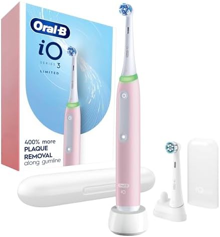 Azalea pink io3 limited rechargeable toothbrush