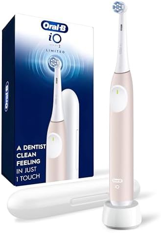 Peach io limited toothbrush with travel case
